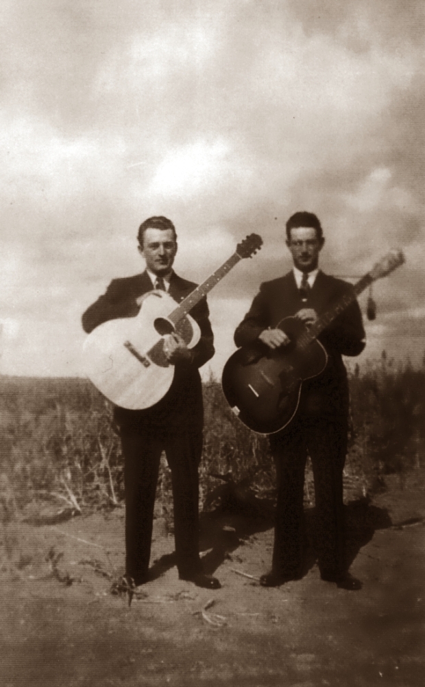 Paul and brother Robert Bader, 1947